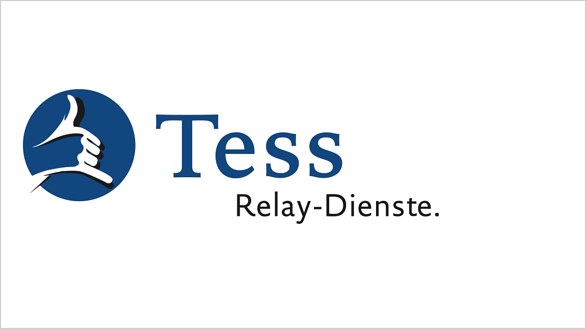 Logo von Tess - Sign und Script - Relay-Dienste für hörgeschädigte Menschen GmbH Logo von Tess - Sign und Script - Relay-Dienste für hörgeschädigte Menschen GmbH