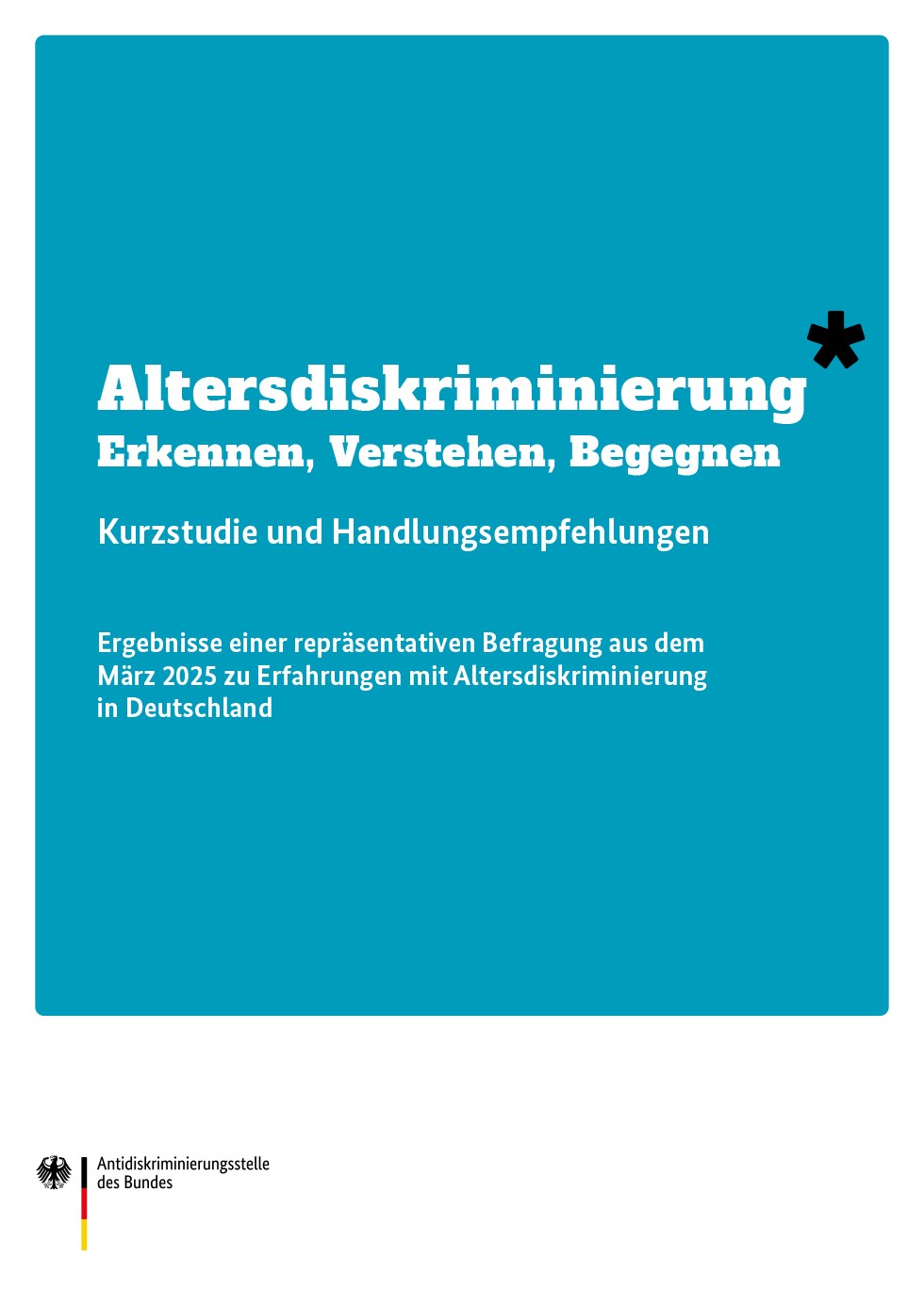 Cover der Umfrage zu Altersdiskriminierung Cover der Umfrage zu Altersdiskriminierung